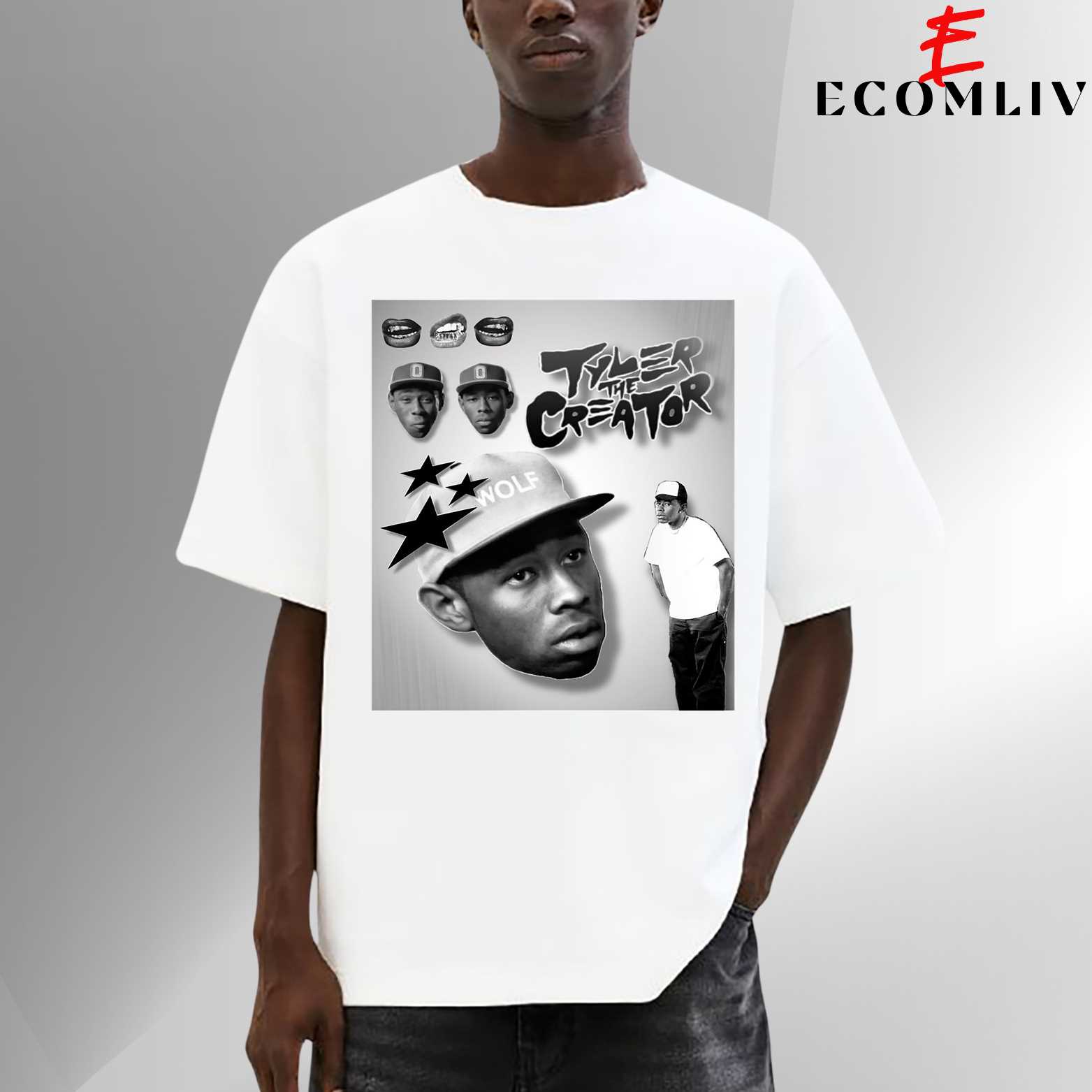 Tyler Retro Vintage T-Shirt, Hiphop Graphic Unisex Tee